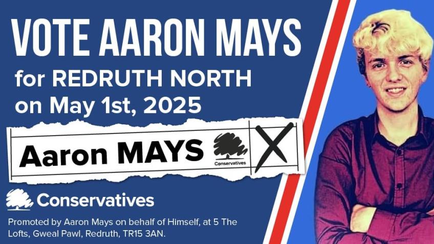 Elect Aaron Mays to Lys Kernow for Redruth North