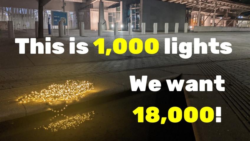 18,000 lights for 18,000 lives