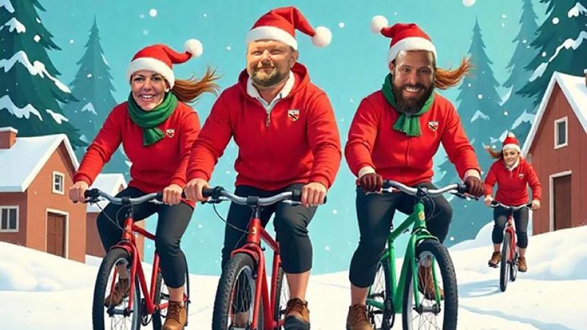 Cycle to The North Pole!