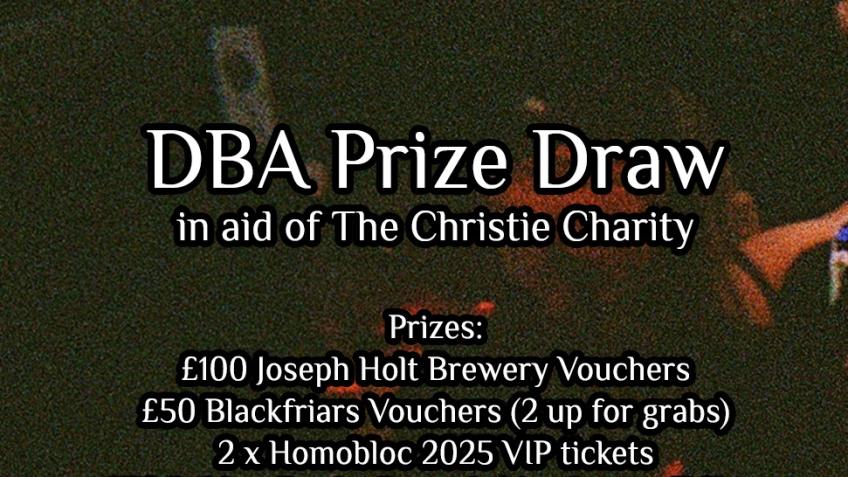 DBA prize draw for The Christie Charity