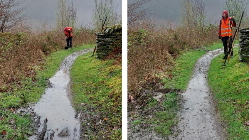Help Afan Trail Volunteers to store equipment