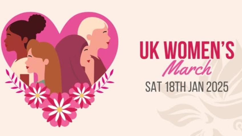 UK Women's March 2025 - Cardiff