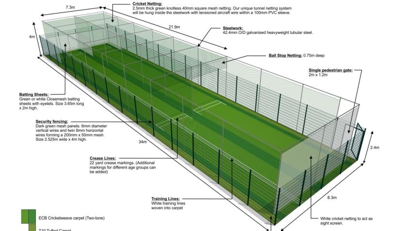 Barton Town Cricket Club - Nets Regeneration