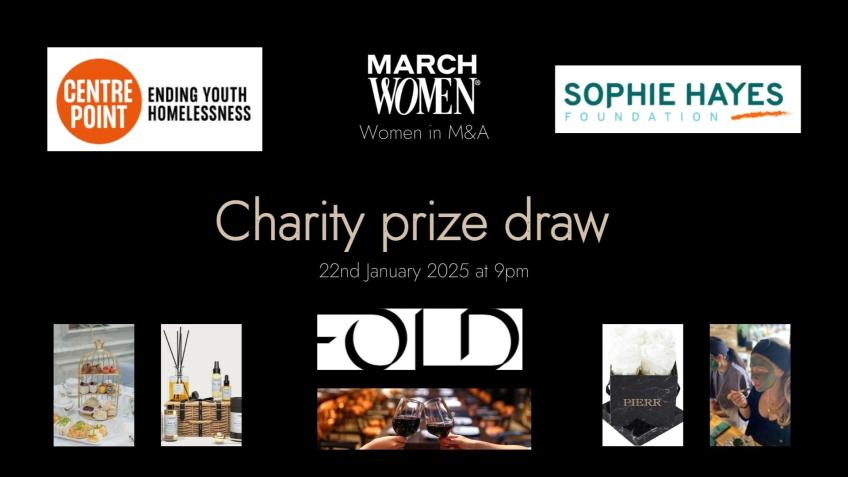 March Women charity prize draw