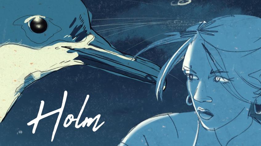 Holm is a 2D handrawn, Welsh language short film