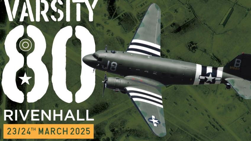 WW2 C47 Dakota flying display - RAF Rivenhall