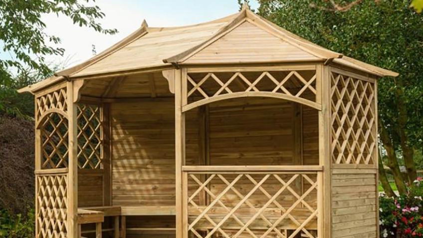 Gazebo for our allotment site's communal area