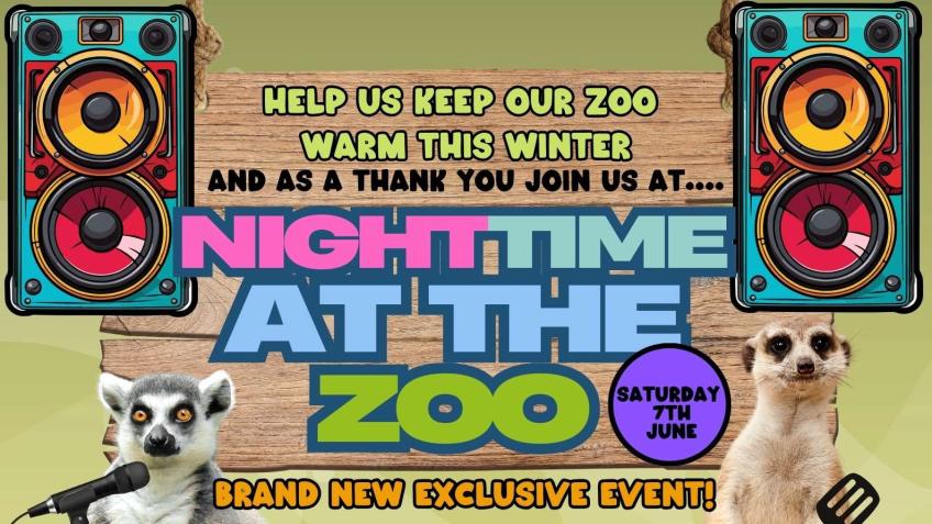 Join us for a one off special event at the zoo