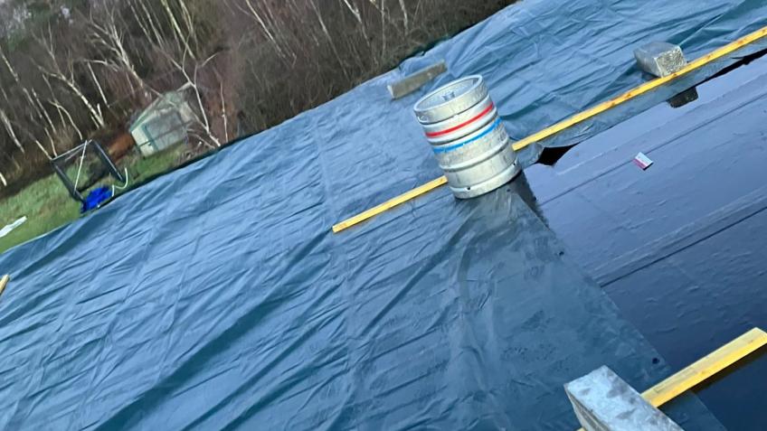 New Roof to replace the storm damaged one!