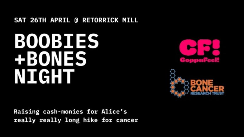 BOOBIES+BONES NIGHT at Retorrick Mill {26th April}