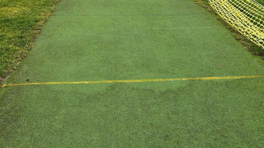New AstroTurf for junior and girls/ladies cricket.