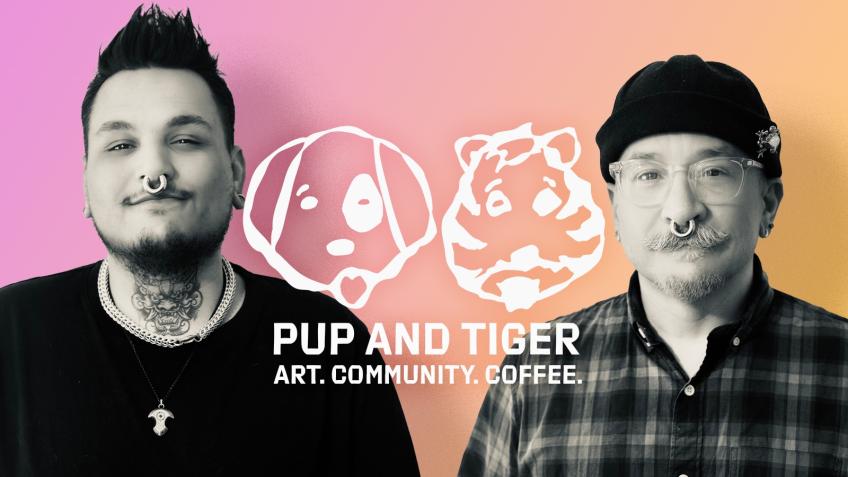Pup and Tiger: Art space, queer community, coffee.