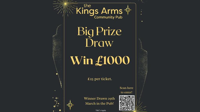 The Kings Arms Pub Strete Prize Draw