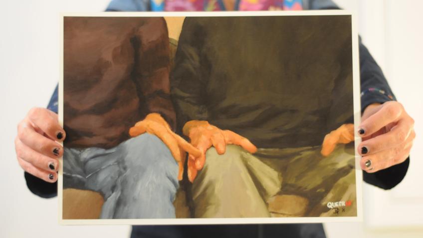 Win viral gay art: The Thrill, The Fear, The Hope