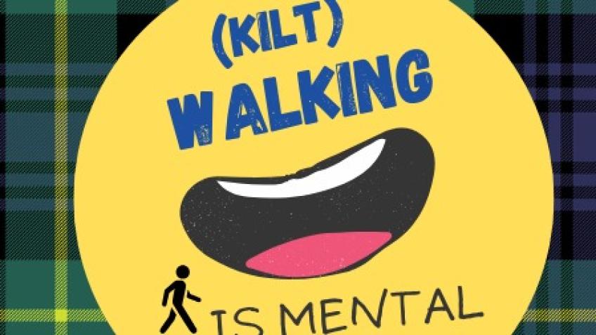 "Talking is Mental CIC" take on the Kilt Walk