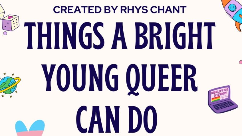 Fundraising for my MA:Things A Bright Queer Can Do