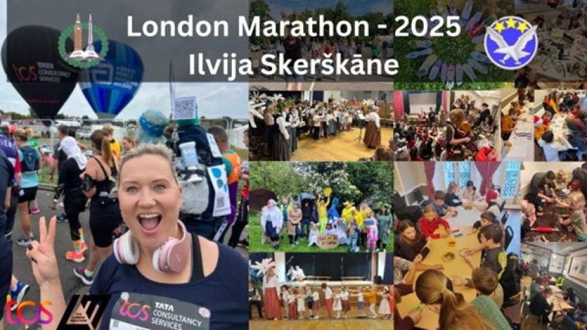 London Marathon 2025 – Ilvija Skerškāne