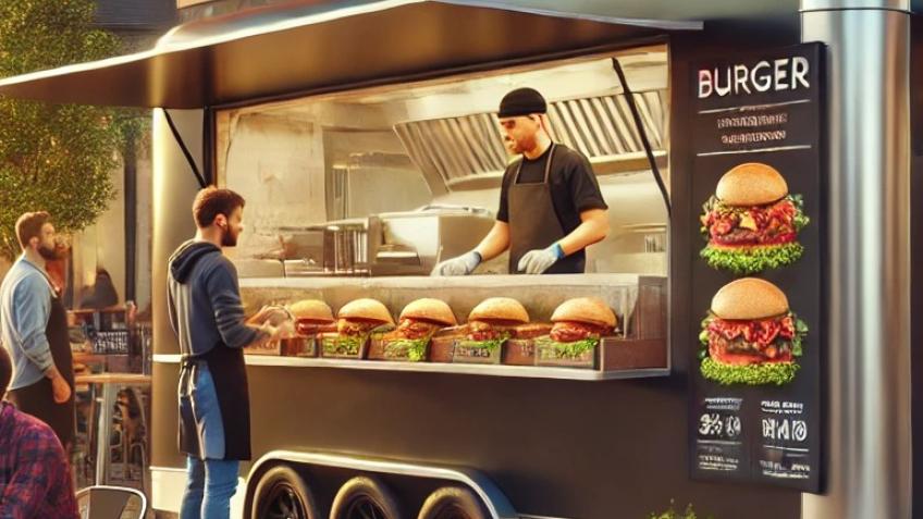 Burger and Wraps food truck Business