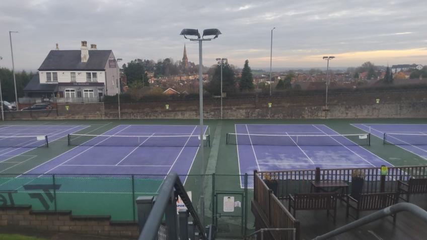 Burton Tennis and Squash Club New Floodlights