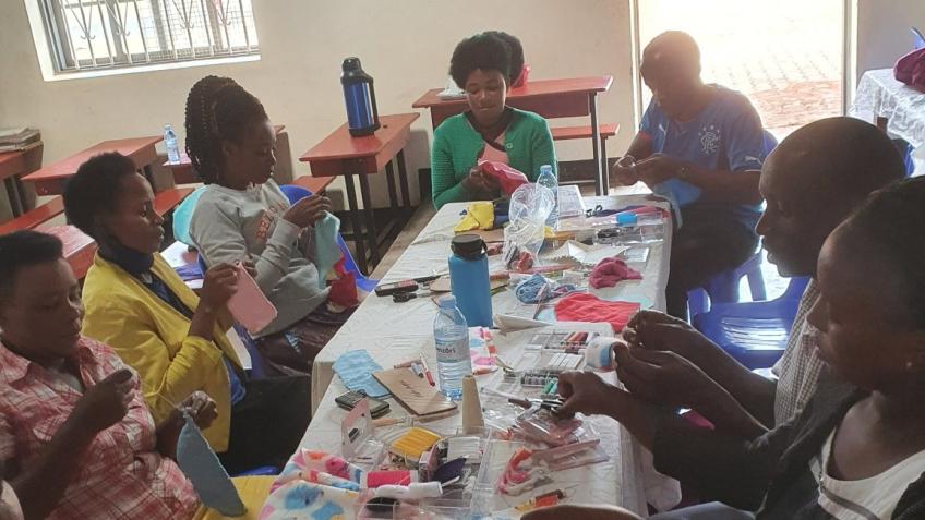 Uganda Aid Person to Person Period Project