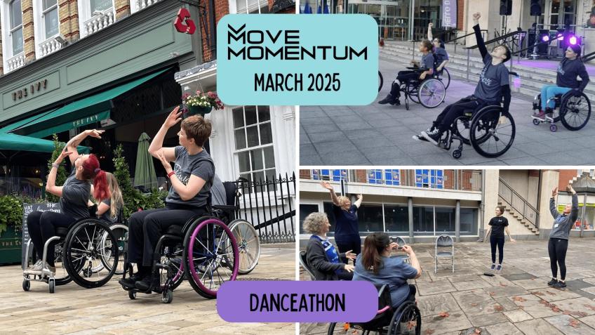 Danceathon on Winchester High Street