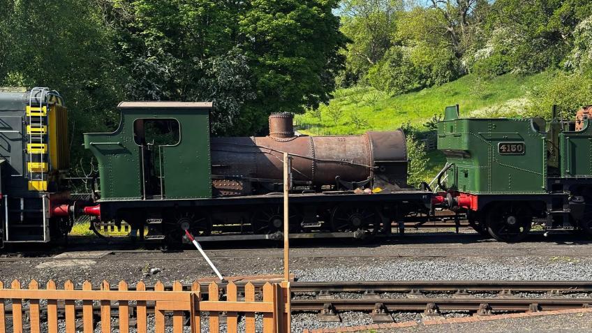 Locomotive GWR 813's Replacement Saddle Tank