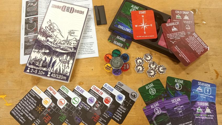Drones and Droids: a strategy game with robots!