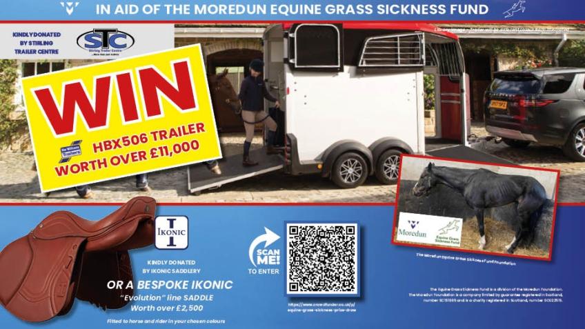 WIN! A brand new horse trailer or bespoke saddle