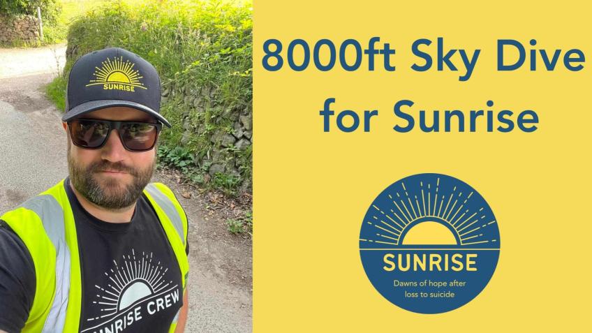 8000ft Sky Dive for Sunrise Cornwall CIC