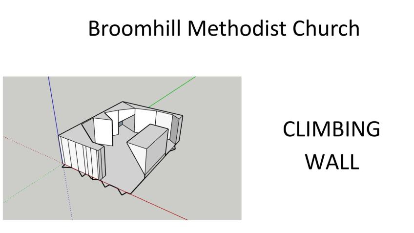 Broomhill Methodist Centre Bouldering wall