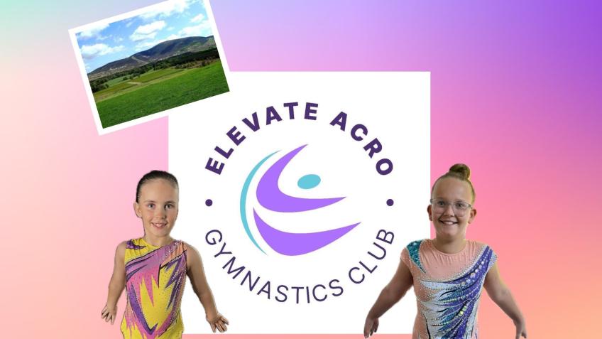 2 Gymnasts Climb Tinto Hill