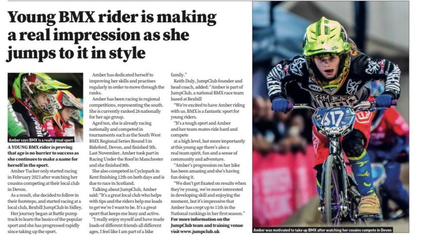 Support an Up and coming Young BMX Rider's Events