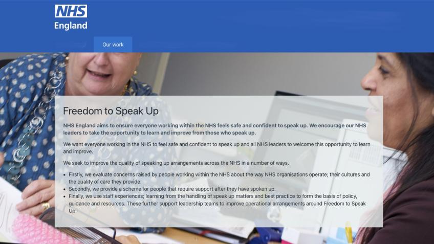 NHS Whistleblower: Justice for Patients & Staff