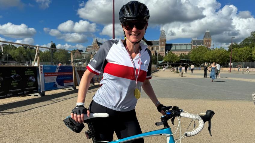 Laura Edgerton - MUFG London to Paris 3-day cycle