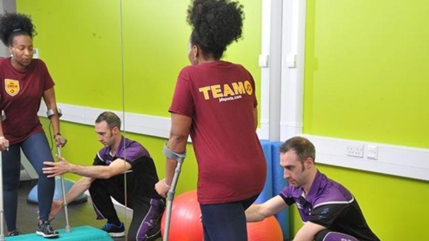 Sports rehab clinic