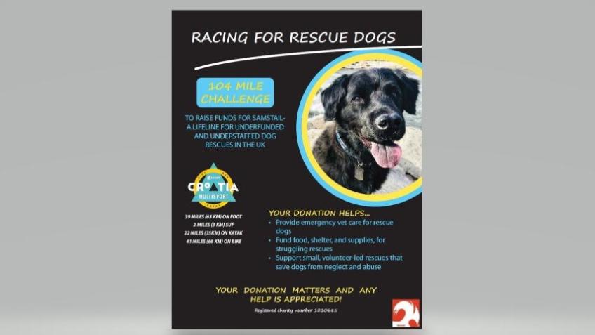 Racing For Rescue Dogs - 104 Mile Challenge