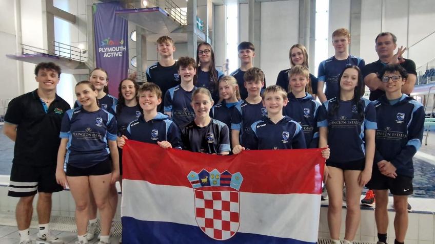 Plymouth Diving Competing in Croatia