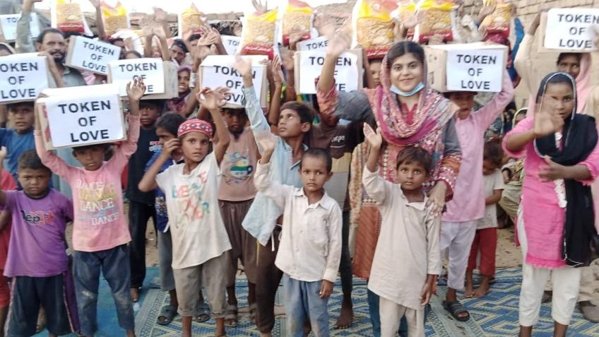 Brick Kiln family support Faisalbad, Pakistan