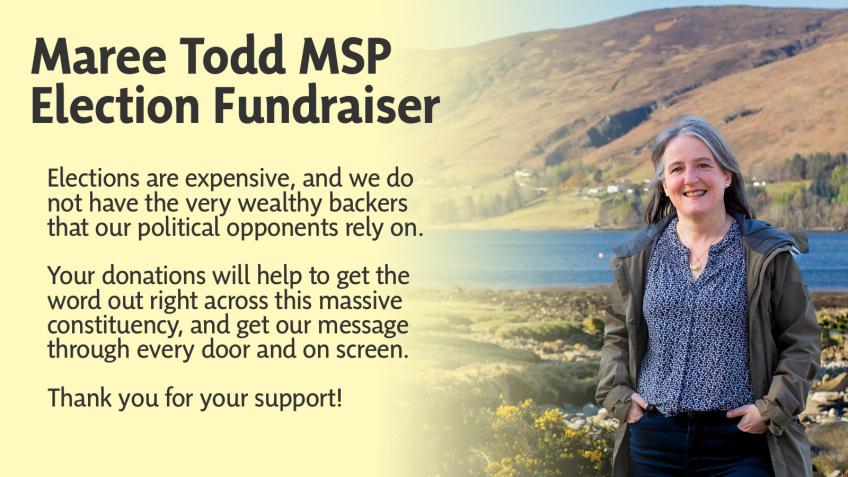 Maree Todd SNP for Caithness, Sutherland & Ross