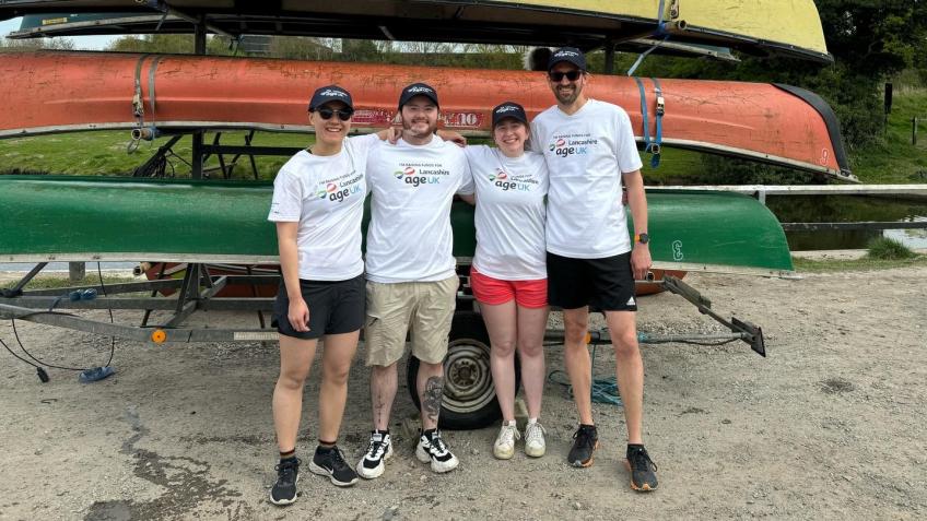 Speedsters Canoe Challenge for AGE UK LANCASHIRE