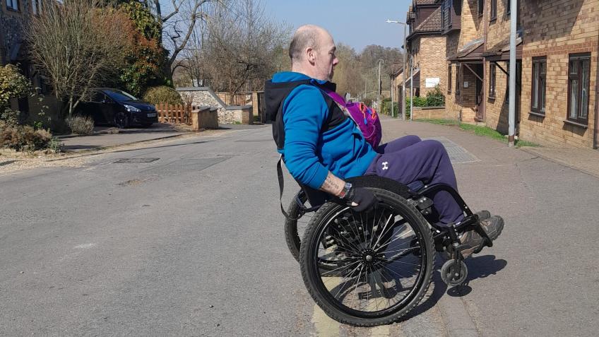 Help to pay my debt for a wheelchair attachment.