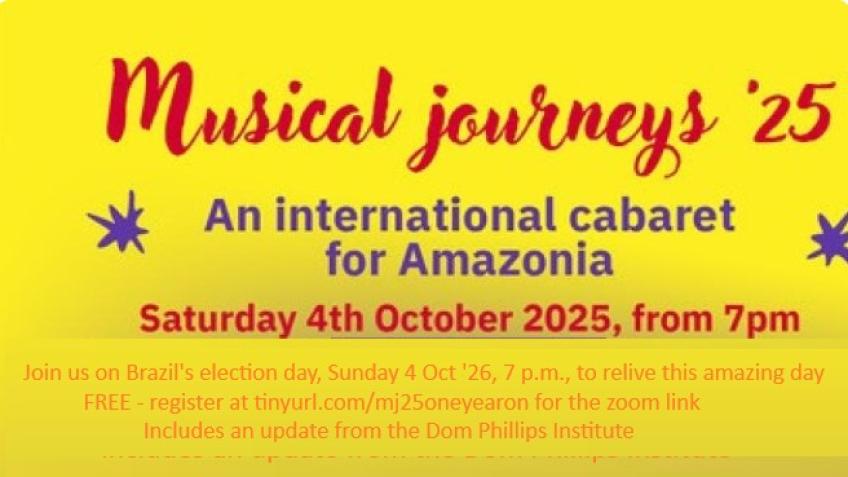 Musical Journeys 25: one year on!