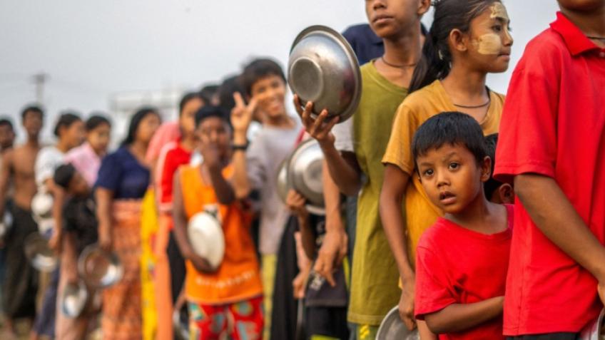 Mynamar earthquake help the kids