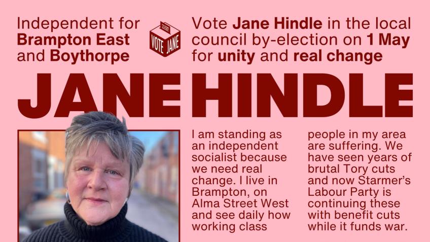 Jane Hindle For Brampton East & Boythorpe