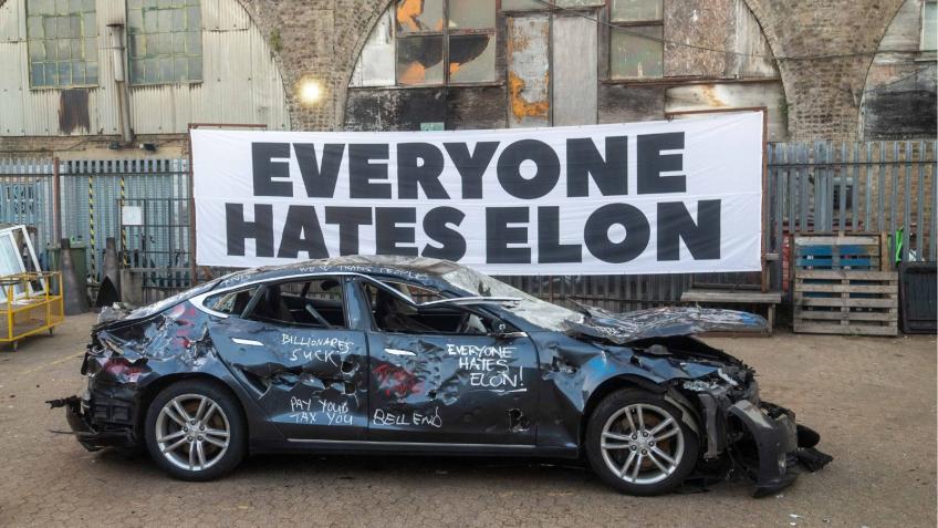 Turn a scrap Tesla into support for foodbanks