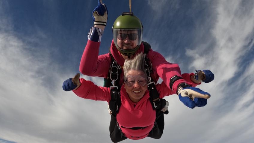 Julie’s Sky Dive Challenge