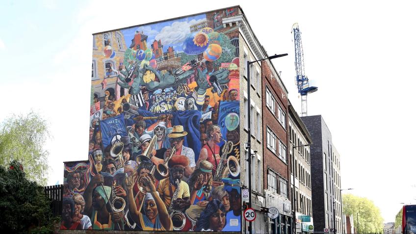 Hackney Peace Mural - 40 Years In the Community