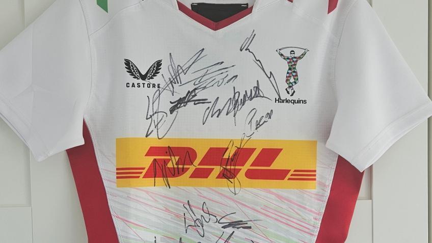 Signed Harlequins Pro Shirt