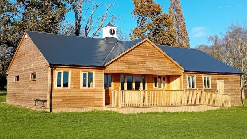 A new pavilion for Boughton & Eastwell CC