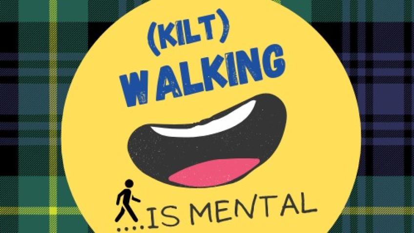 "Talking is Mental CIC" take on the Kilt Walk